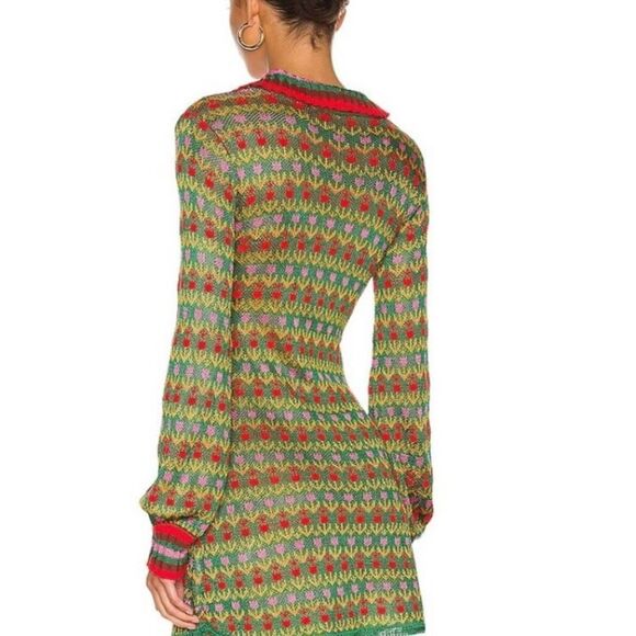 Free People X REVOLVE Milano Mini Dress Green
Red Knit Long Sleeve M - Picture 2 of 11